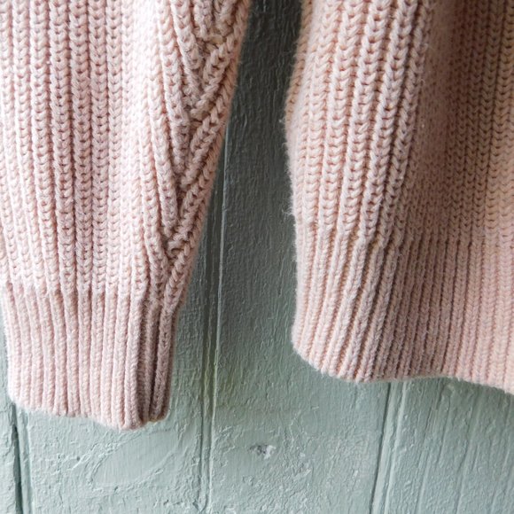 🦔🦔 Dusty Rose Ribbed Zipper Cardigan - Picture 4 of 13